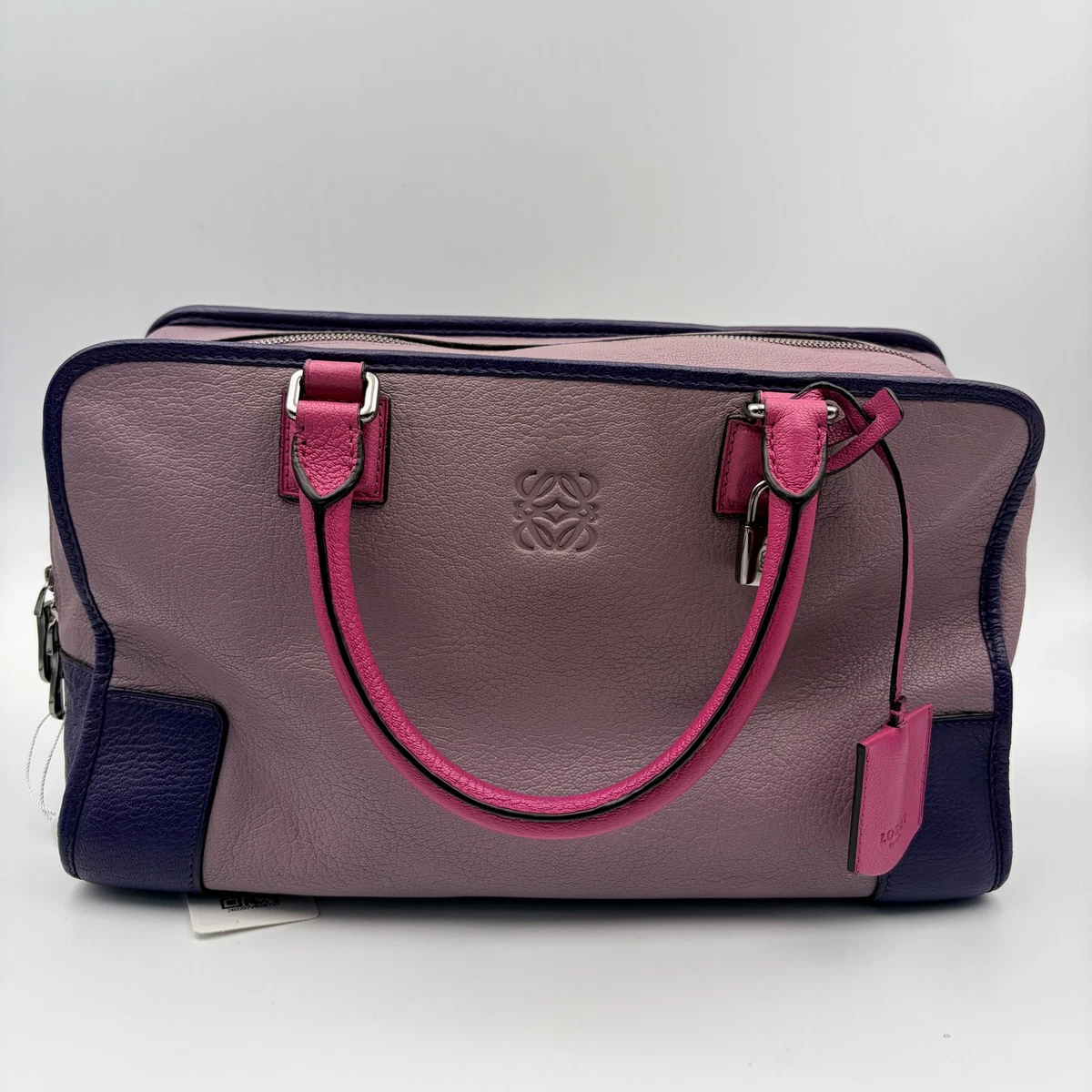 Loewe Purple Leather Exterior Bags & Handbags for Women for sale