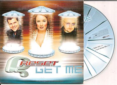 RESET - get me CD SINGLE 2TR CARD BUBBLEGUM Eurodance 1999
