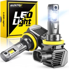 AUXITO H11 LED Headlight Bulb Low Beam Conversion Kit 22000LM Super White Bright