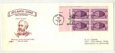 PENT ARTS #10 VARIEDAD TAMAÑO PLACA BLOQUE FDC 1112 TENDIDO DE CABLE ATLÁNTICO