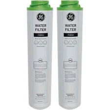 2 Pack GE FQK2J Dual Flow Replacement Under Sink Water Filters (New Sealed)