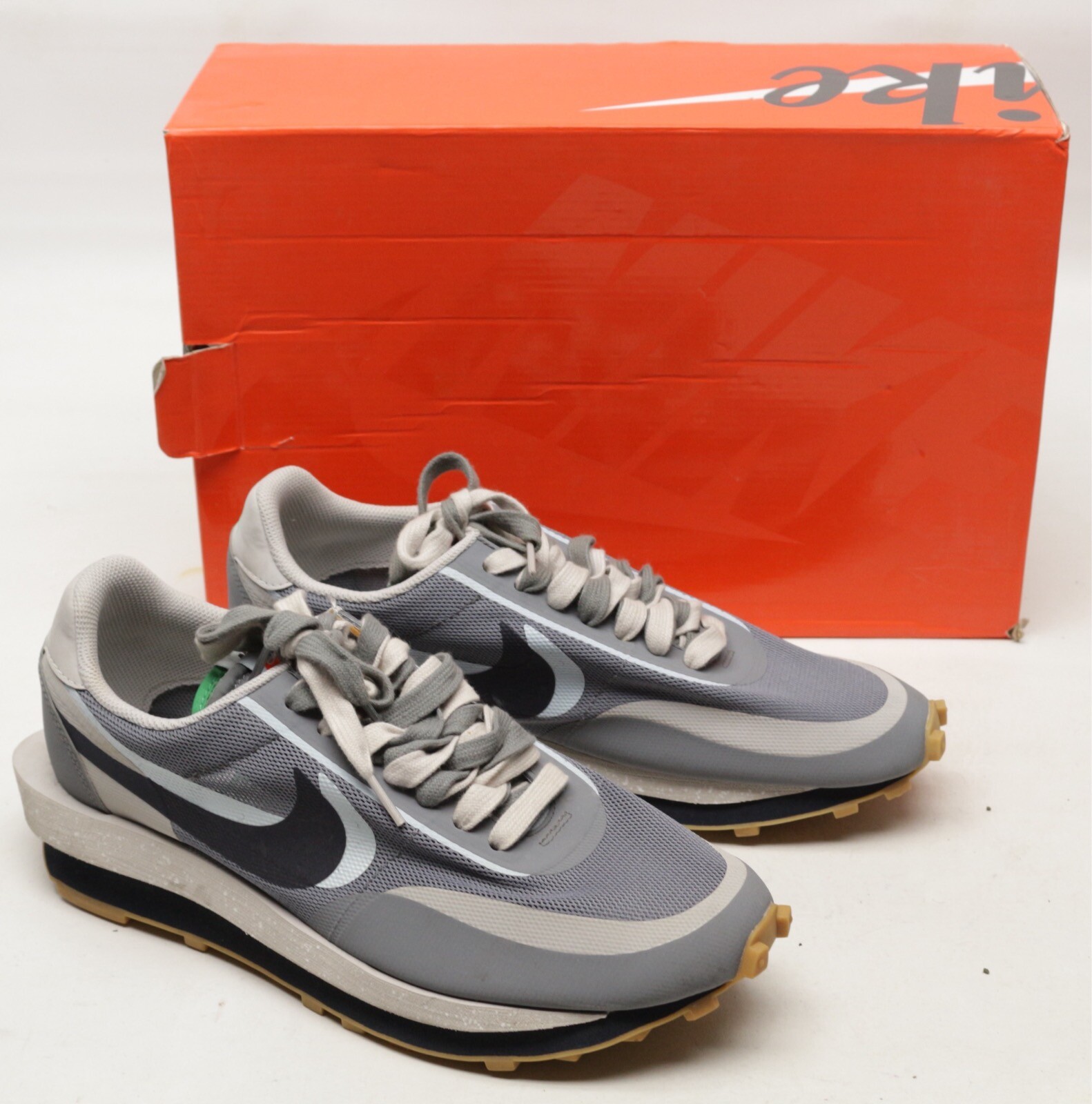 SACAI X NIKE Nike Sacai x Clot x LDWaffle Kiss Of Death Cool Grigio Ossidiana Uomo 11 DH3114 001