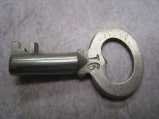 antique steamer trunk baggage luggage key corbin # t6 padlock lock hardware