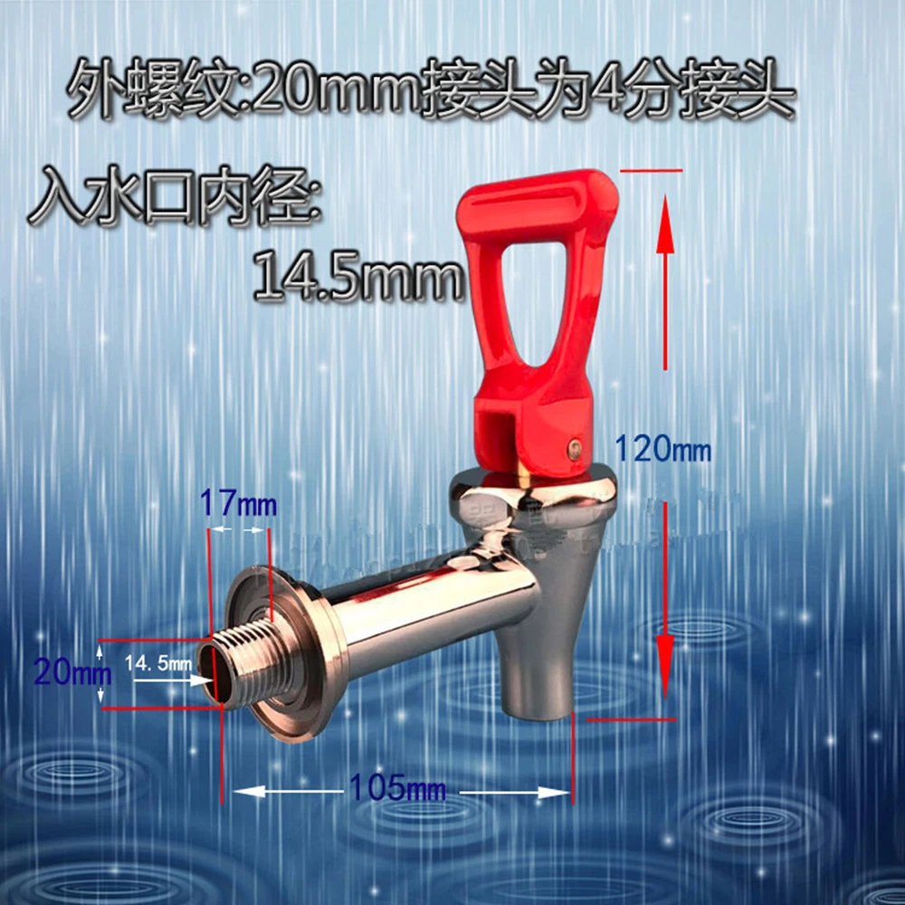 1PC 1/2u0026#034; Joint 20mm Male Thread Copper Hot Water Tap Faucet Heat  Resistance | eBay