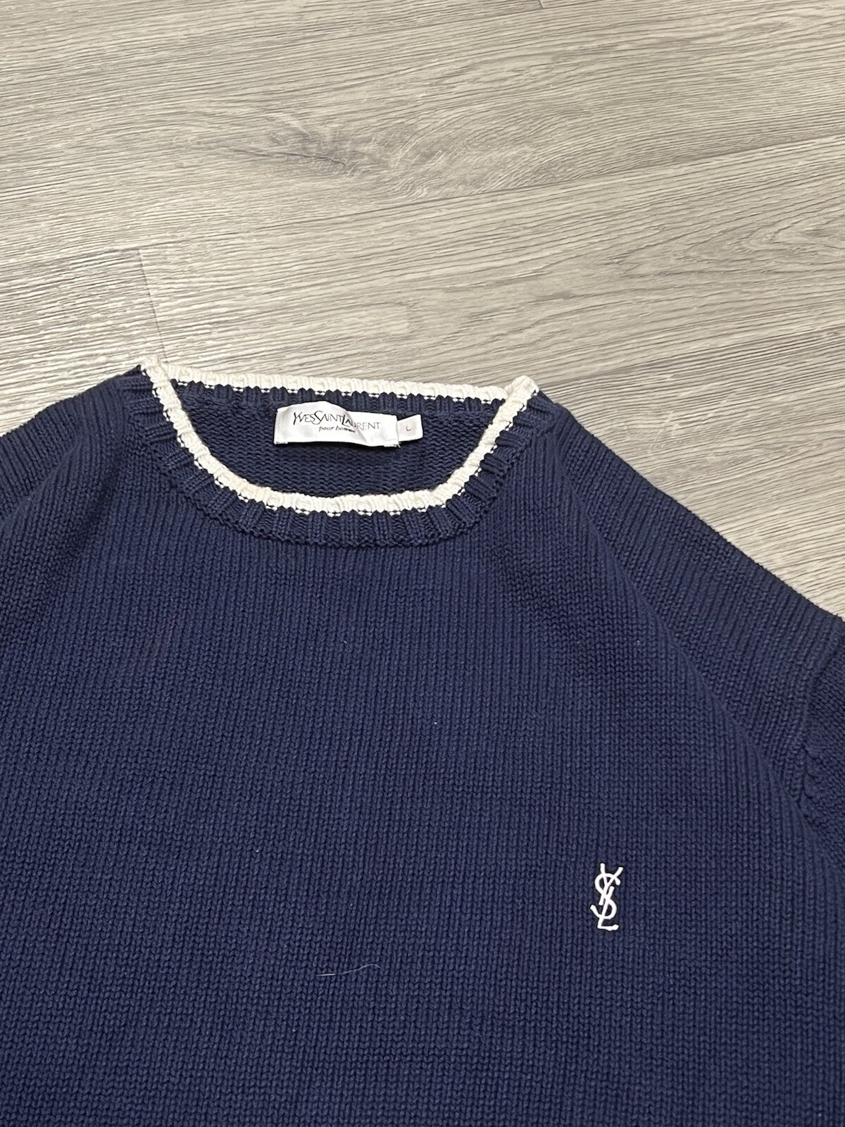 Maglione Vintage YSL Yves Saint Laurent Maglia Taglia L