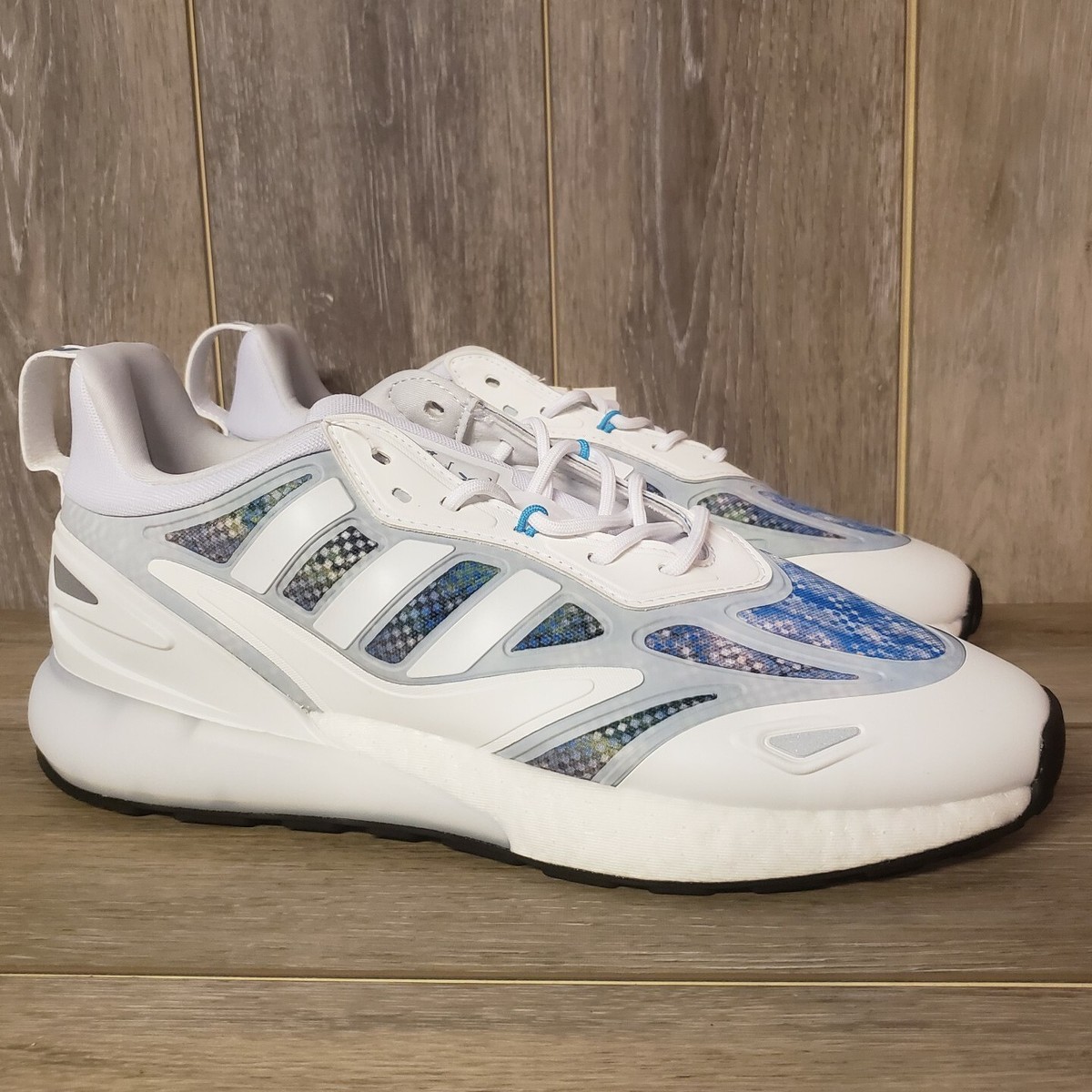 Adidas Ninja X ZX 2K 2.0 Time In Cloud White Men's Shoes Adidas Ninja X ZX 2K 2.0 Time In Cloud White Men's Shoes