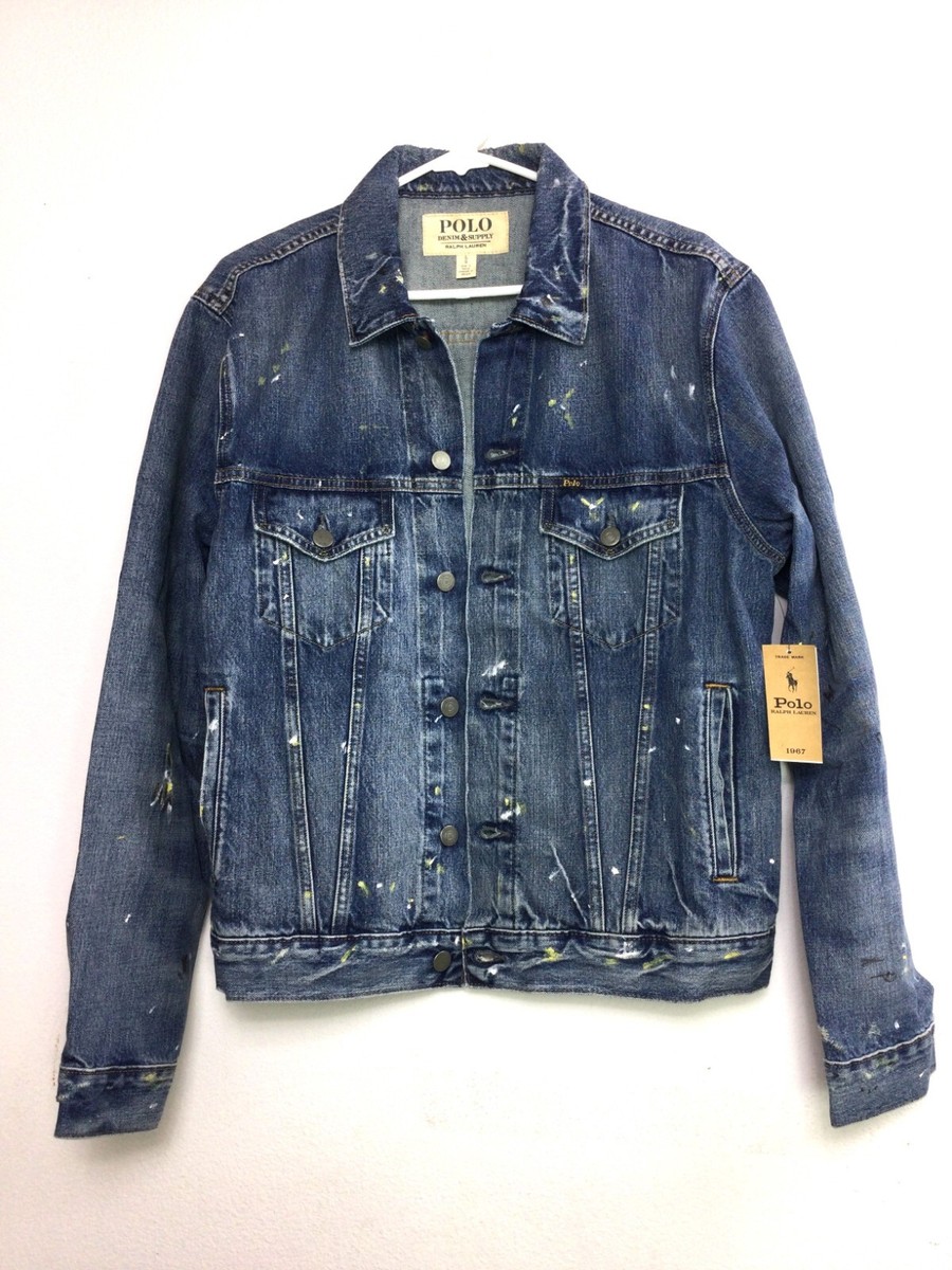 Polo Ralph Lauren Denim & Supply Hand Applied Paint Splatter
