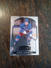 Alexis Lafreniere 2020-21 Upper Deck Allure Rookie 2005 NHL Shield RARE ERROR