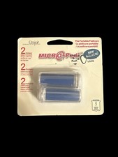 Emjoi Micro Pedi Portable Pedicure 2 Unique Rollers New