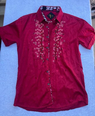 dark brown mens dress shirt Hisdern Men's Dark Brown Splicing Dress Shirt For Office Wear 2XL