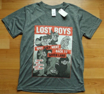 New NWT DISNEY Lost Boys Youth M Medium Peter Pan Boy Girl Graphic ...