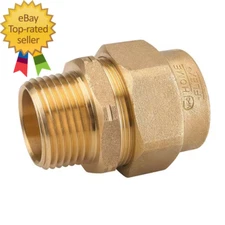 1 In. CSST X 1 In. MIPT Brass Male Adapter
