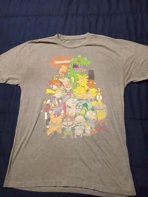 Rugrats Nickelodeon Retro Graphic T-Shirt Men s Large