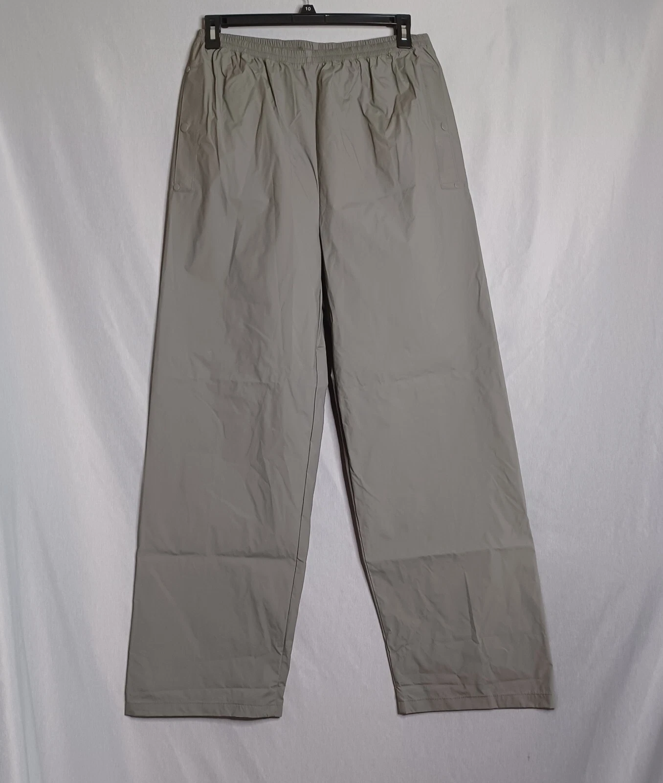 Columbia Water Pants Mens Large Sage Waterproof Raingear PVC Fishing Outdoor