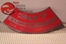 68 Chevy 307 175 Hp Air Cleaner Decal 68 Chevy 307 175 Hp Air Cleaner Decal