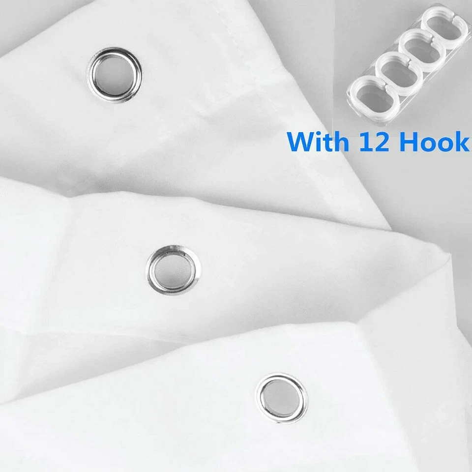 Cortina de ducha de vacaciones de playa de verano para baño poliéster impermeable 72 pulgadas Foto 3 de 4