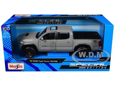 2023 TOYOTA TACOMA TRD PRO PICKUP GRAY 1/27 DIECAST MODEL CAR BY MAISTO 32910