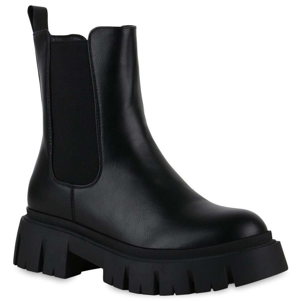Plateau Boots Absatz - Damen-Stiefel / Damenschuhe