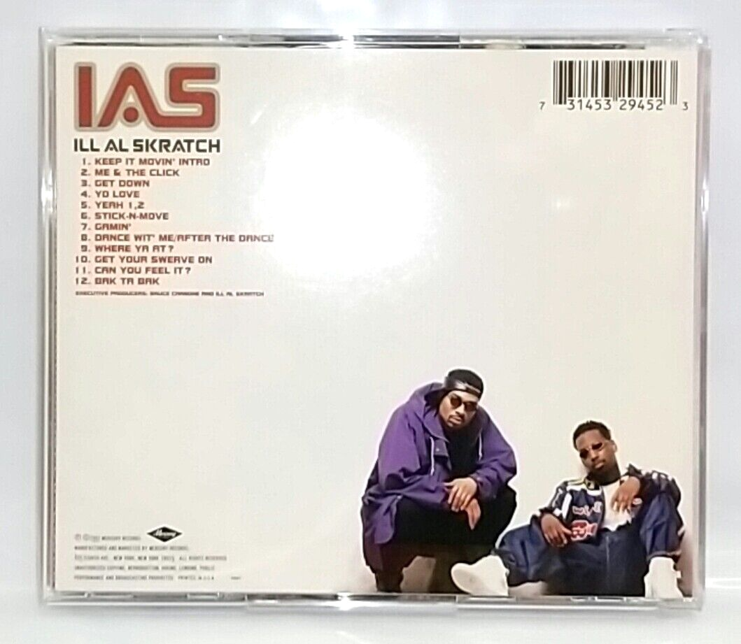 CD) Ill Al Skratch ‎– Keep It Movin', US OG Press, Album