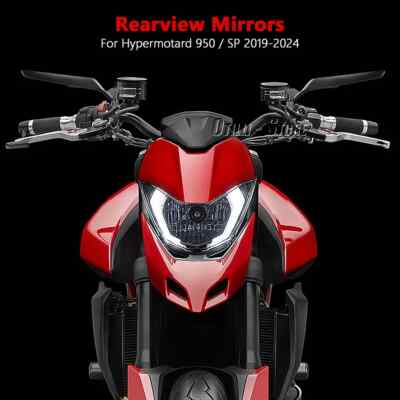 Adjustable Winglets Rearview Mirror Kit For DUCATI Hypermotard 950