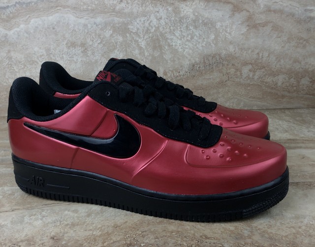 Nike AF1 Air Force 1 Foamposite Pro Cup Mens Shoes Gym Red Black Sneakers | eBay
