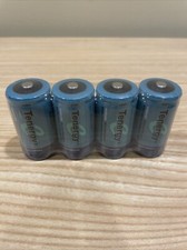Lot of 4 Tenergy Nimh C Size 5000mAh high capacity Rechargeable battery 10200