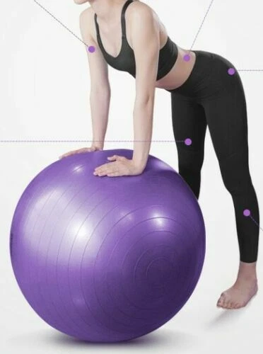 Gymnastikball Fitnessball Sitzball Yogaball Gymnastik Ball Yoga mit Pumpe 75cm - Bild 1 von 1