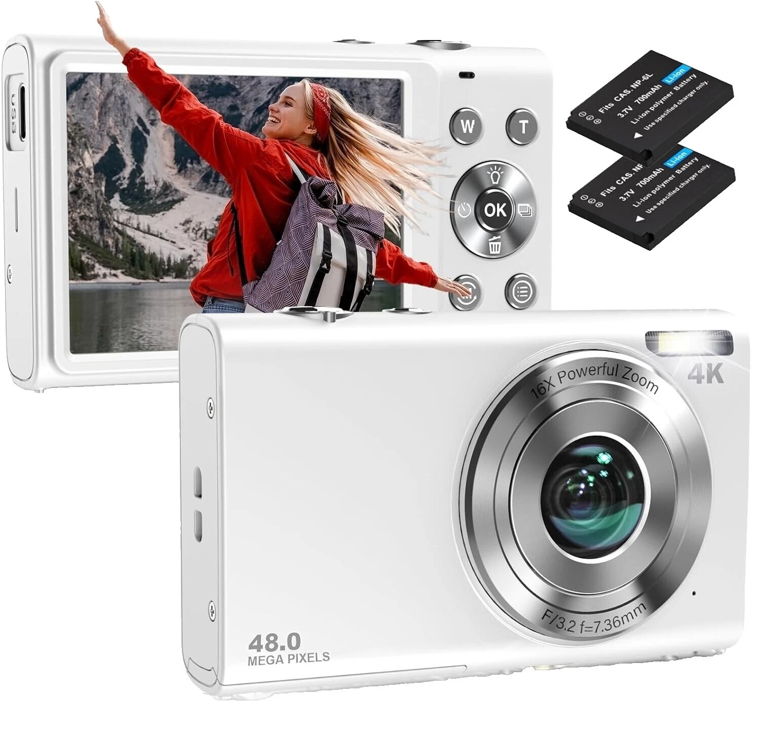 White Digital Cameras