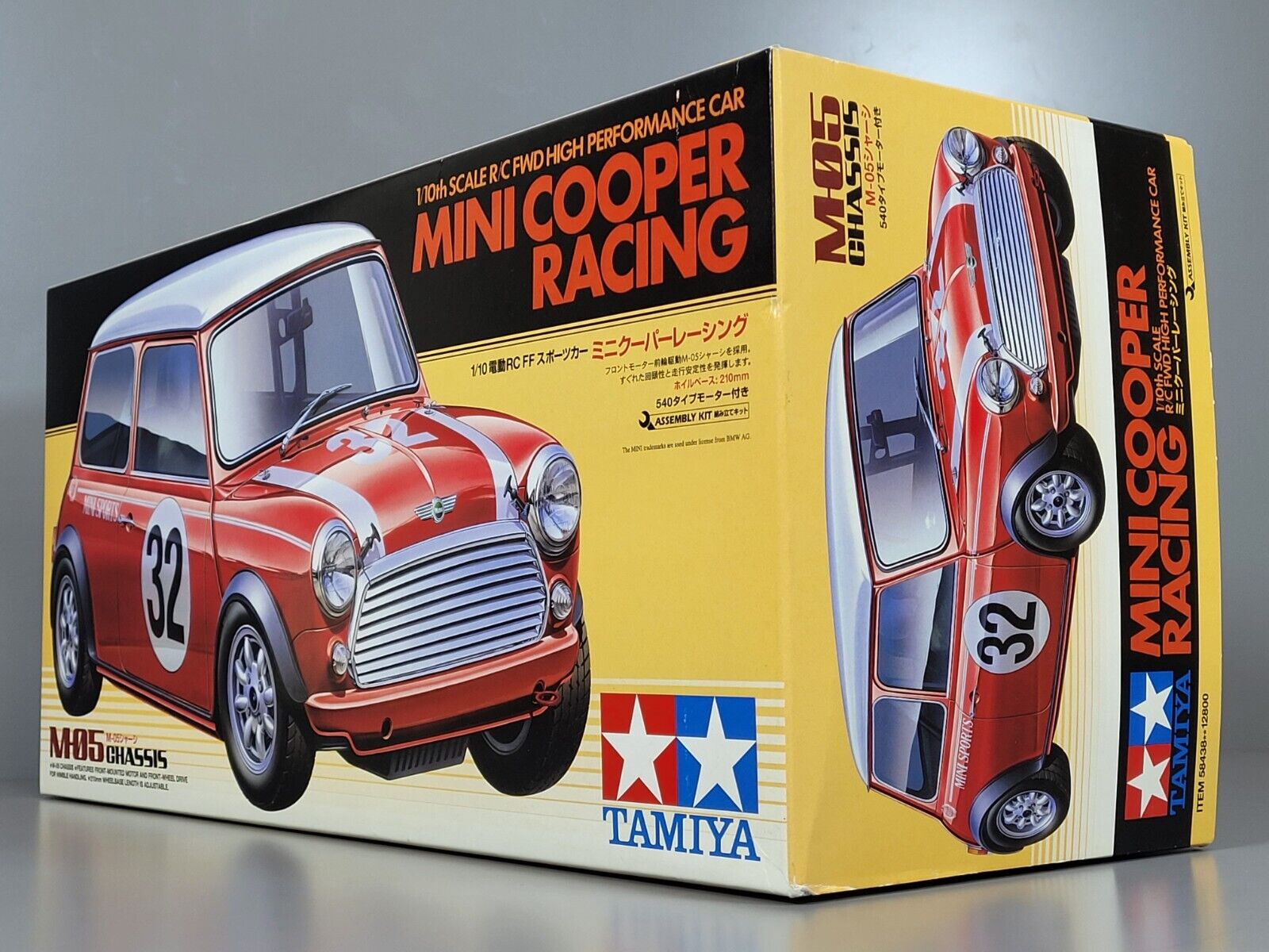 New Open Box Tamiya 1/10 R/C Rover Mini Cooper Racing FWD M05