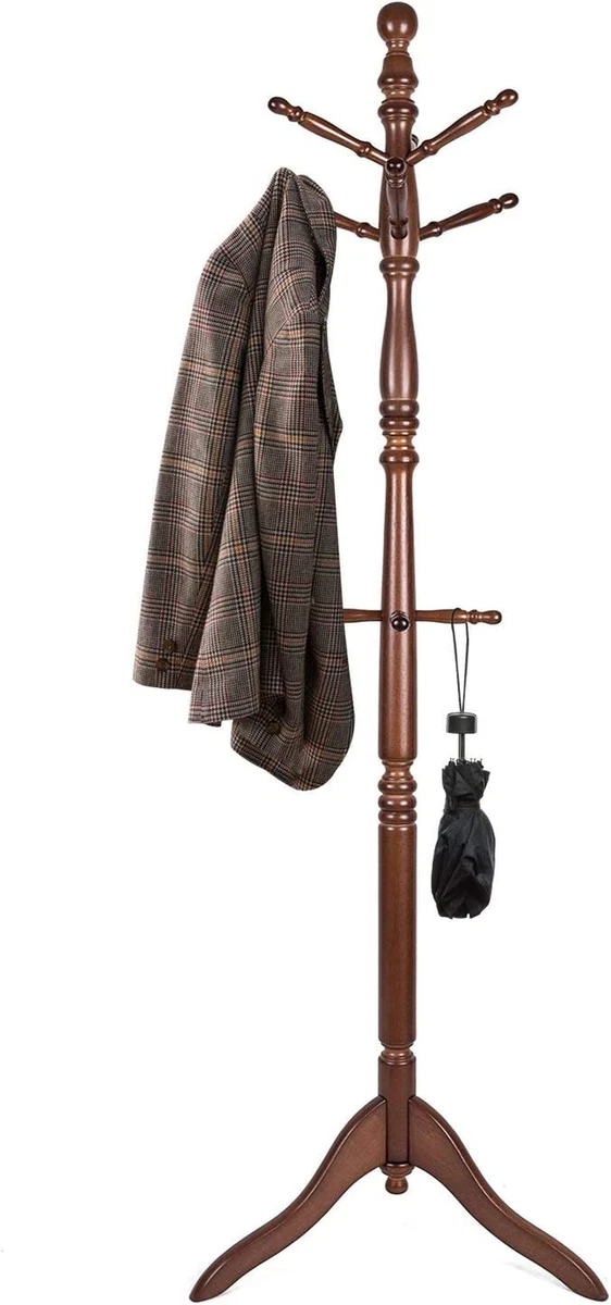 Timber best sale coat stand