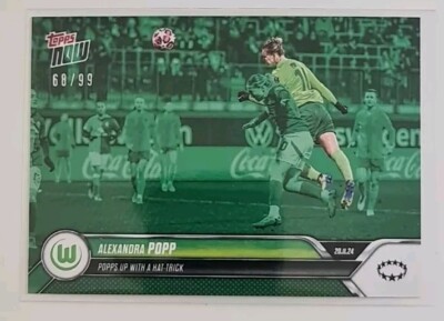 Topps NOW UWCL 2024-25 - Card 010 - Alexandra Popp - VfL Wolfsburg - GREEN