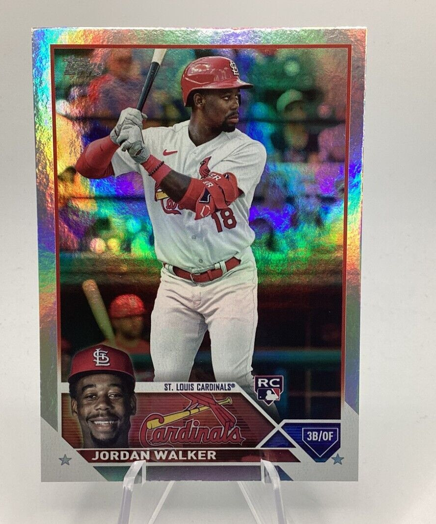 2023 Topps Series 2 Jordan Walker Rainbow Foil RC #344