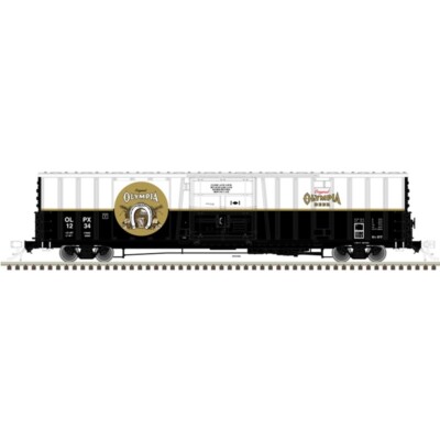 N Atlas/Master 50006523: BX-177 60' BOX CAR: OLYMPIA BEER #101921 NEW IN BOX