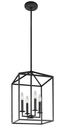 Sea Gull Lighting 5215004-112 Perryton Four Light Hall / Foyer Hanging Fixture - Picture 1 of 3
