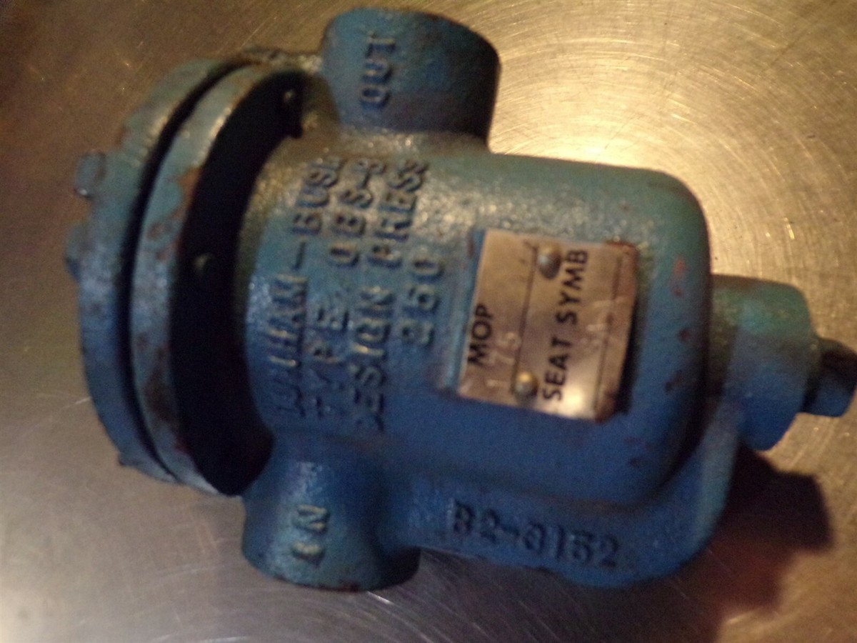 Dunham-Bush OBS-B Trap B2-3152 MOP 175 3/4 Seal SYMB SAA *FREE