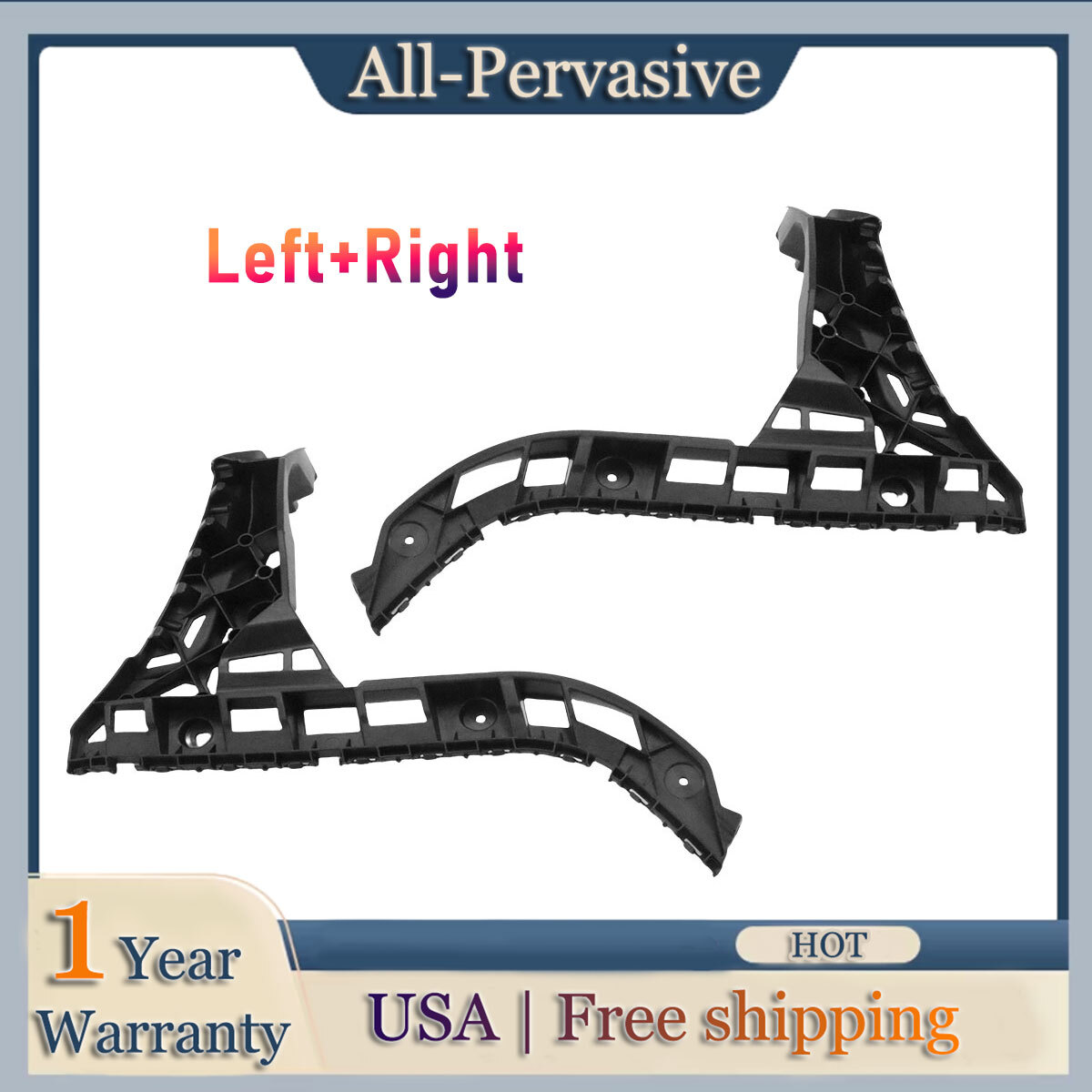 2015-2018 Volkswagen Jetta Rear Left & Right Outer Bumper Guide