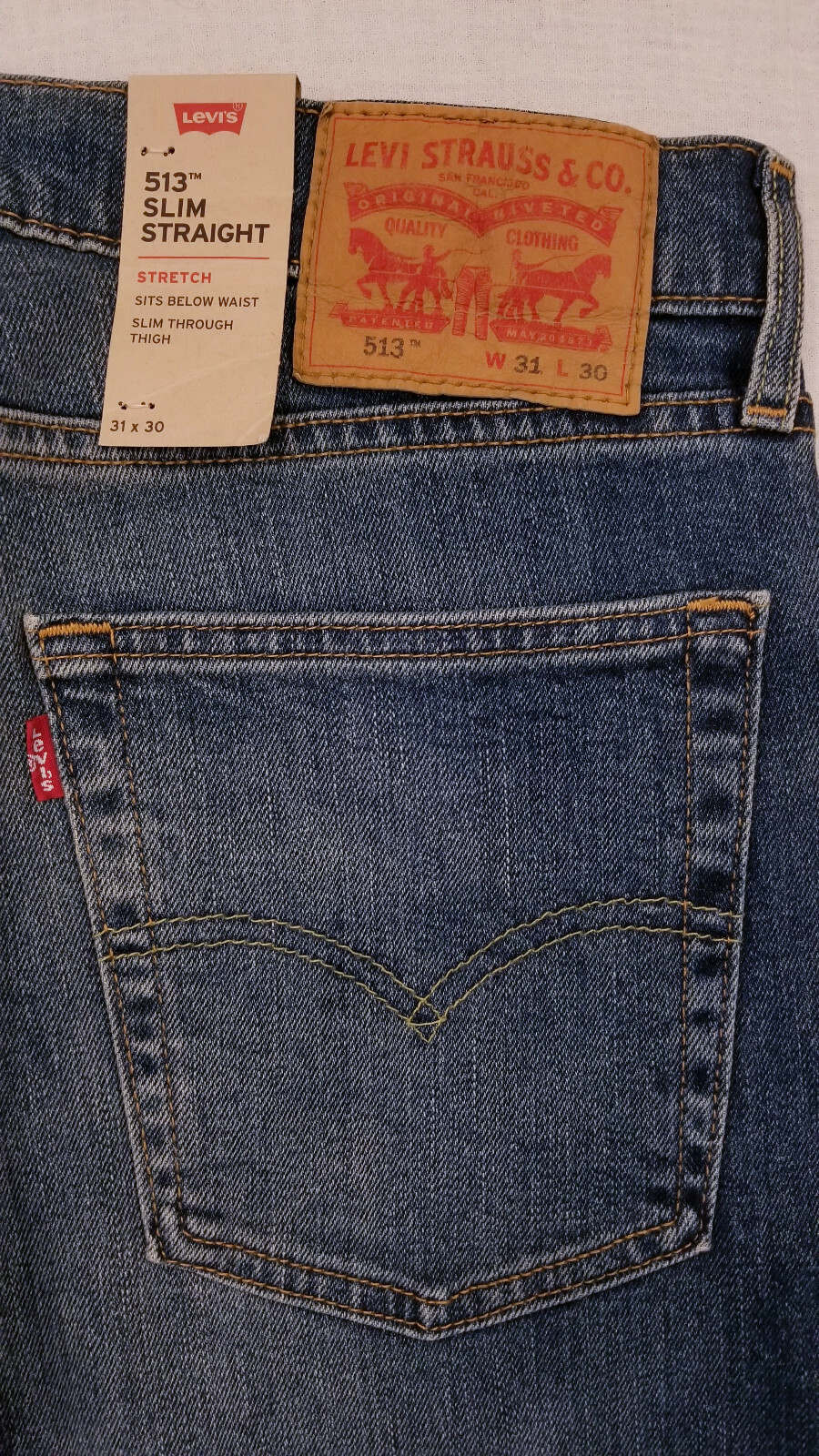 513 stretch levi's