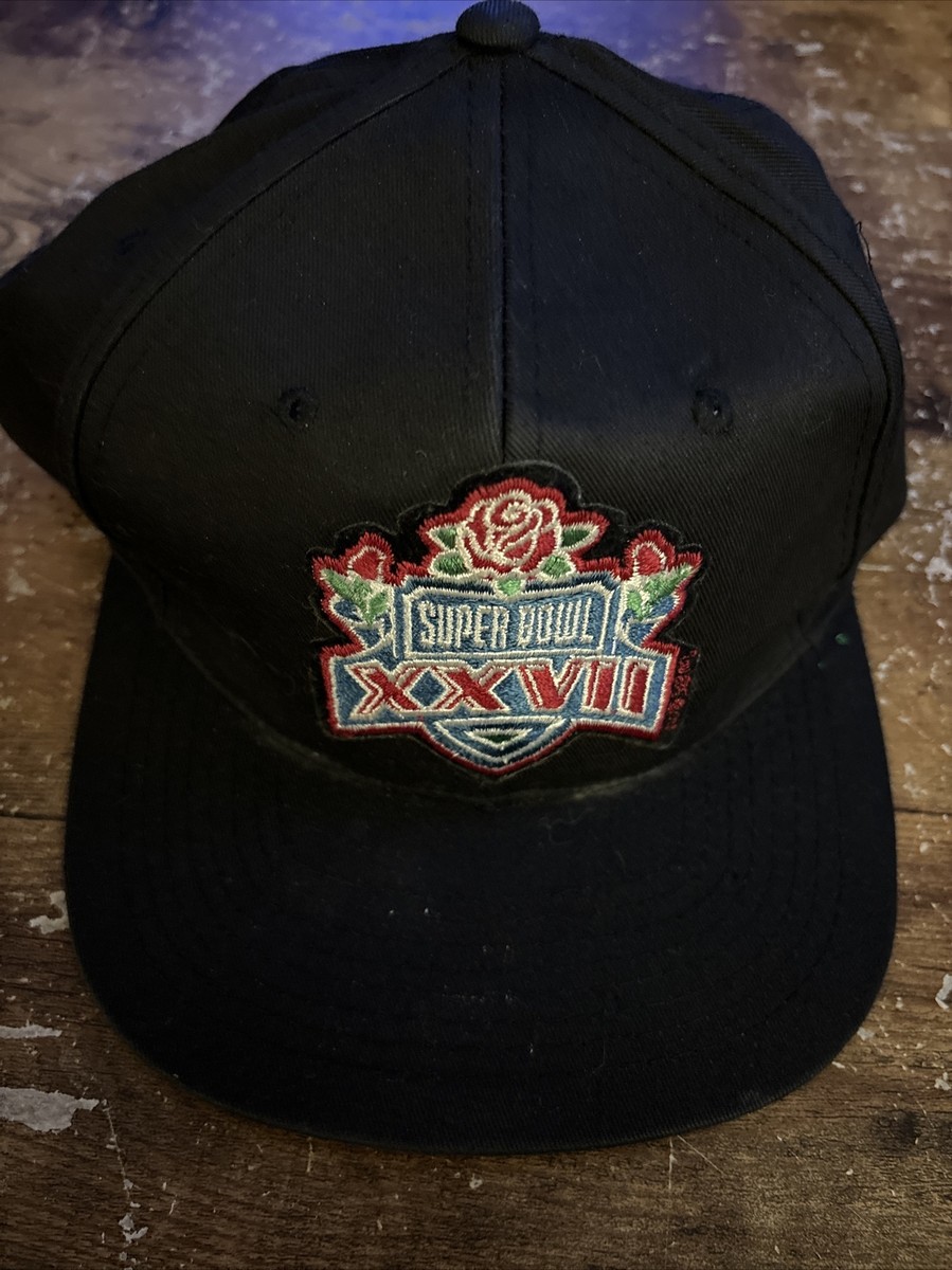 Vintage Super Bowl XXVII 27 Snapback Hat Cap New Era 1993 Rose