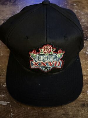 Vintage Super Bowl XXVII 27 Snapback Hat Cap New Era 1993 Rose