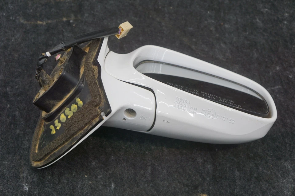 Nuevo espejo retrovisor puerta pasajero derecho blanco OEM 87910-2D110-A0 Toyota Celica 2000-2005 Foto 3 de 4