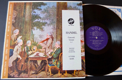 VOX STDL 500 940 HANDEL SIX CONCERTI GROSSI OP 3 LP KEHR (1963) EX++ USA