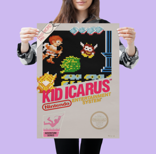 Retro NES Poster Vintage Super Nintendo Poster 80er 90er Jahre Wandkunst A5 A4 A3 A2 - Bild 28 von 52