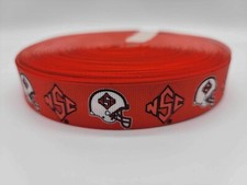 NEW 5-yards of South Carolina Gamecocks 7/8" wide Grosgrain Ribbon