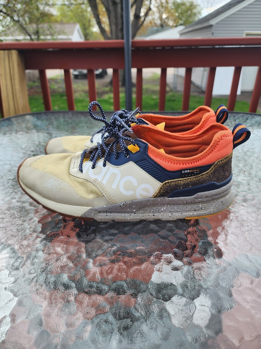 New Balance 997H CorDura Oyster/Team Orange Mens Size 10.5