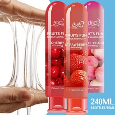 3 X Water Based Personal Lubricant, Natural Vaginal Dryness Moisturizer Sex Lube