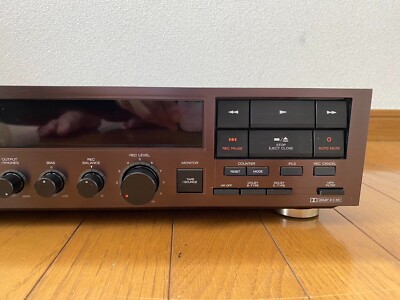 AKAI GX-73 3-Head Stereo Cassette Deck 100v Working Free Shipping
