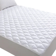 Waterproof Mattress Pad Breathable Protector Soft Bed Cover Quilted Deep Pocket