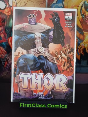 Thor #6 2nd Print Thanos Black Gauntlet Infinity Hammer Wraparound Cover