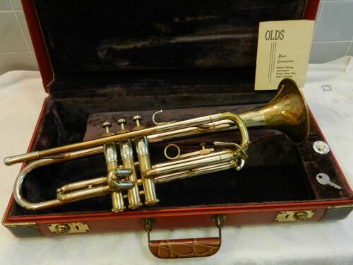 1958 Vintage F.E. Olds Special Tricolor Trumpet - Smooth Valves - Superb Player - 第 1/12 張圖片