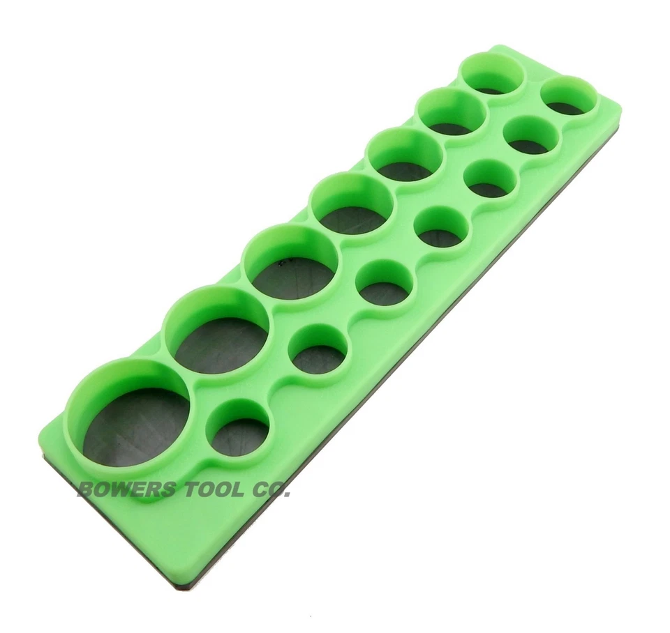 Mechanics Time Saver 1/2 Drive Magnetic Metric & SAE Shallow Socket Holder Set - Image 4 of 4